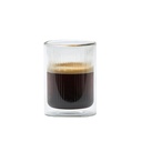 Vasito doble  vidrio stripes 250 ml