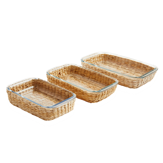 Fuente rect c/canasta yute 35x20x5.5 2.2L