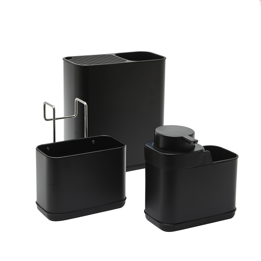 Organizador interno para pileta negro