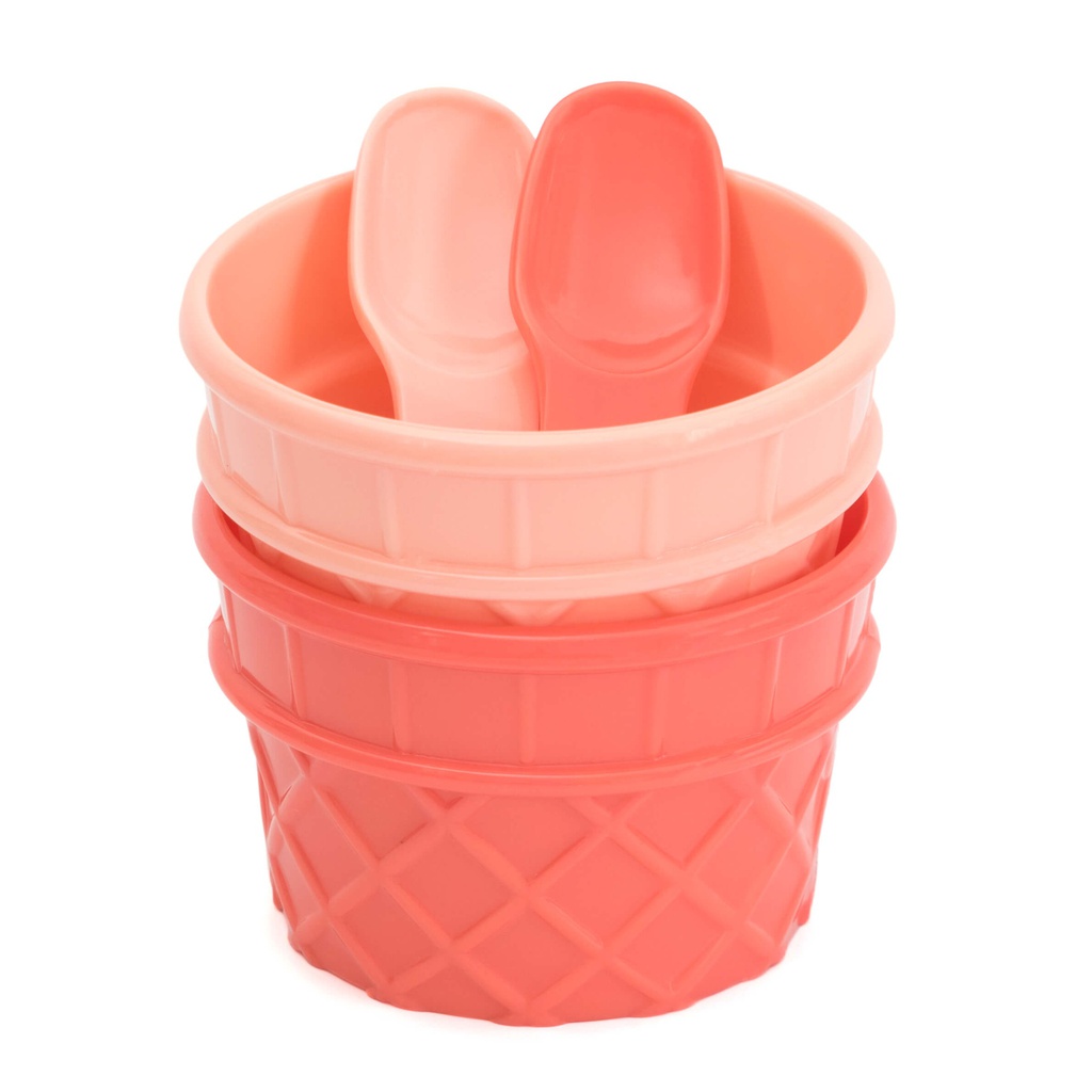 set de helado x 2 melamina