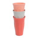 Set de 3 vasos largos 