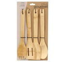 Set x 4 utensilios de Bamboo