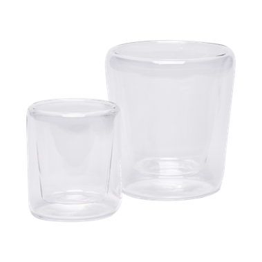 Vaso doble vidrio 200 ml