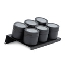 Especieros con iman x 6 Negro