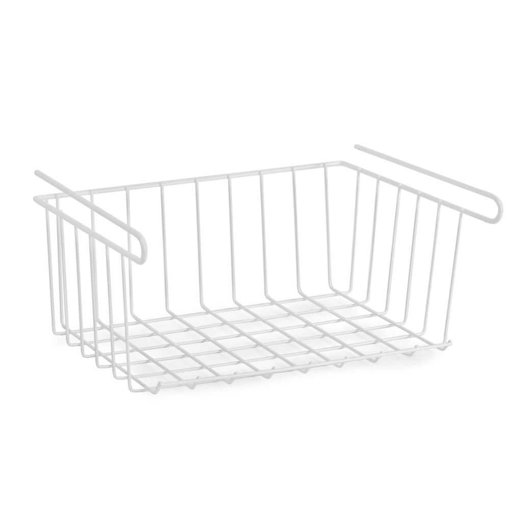 Organizador bajo estante BLANCO 35x25x16cm