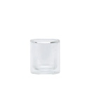 Vasito doble vidrio stripes 120ml