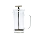 Cafetera de vidrio rallada con embolo 350ml