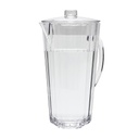 Jarra acrílico facetado 2 litros diam