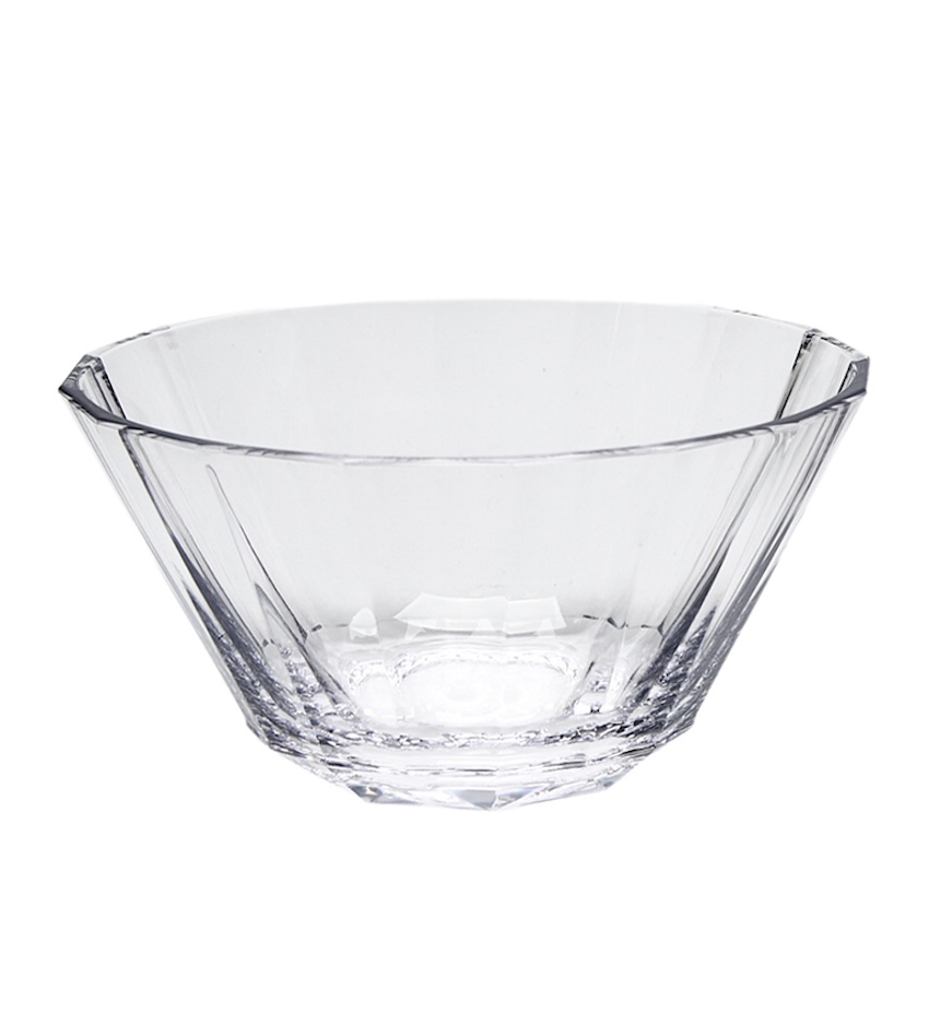 Bowl acrílico facetado 15 cm diam