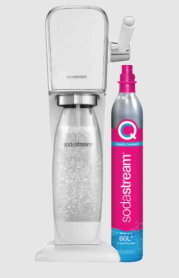 Soda Stream Art + tubo + botella blanco