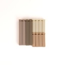Set x 12 clips plasticos