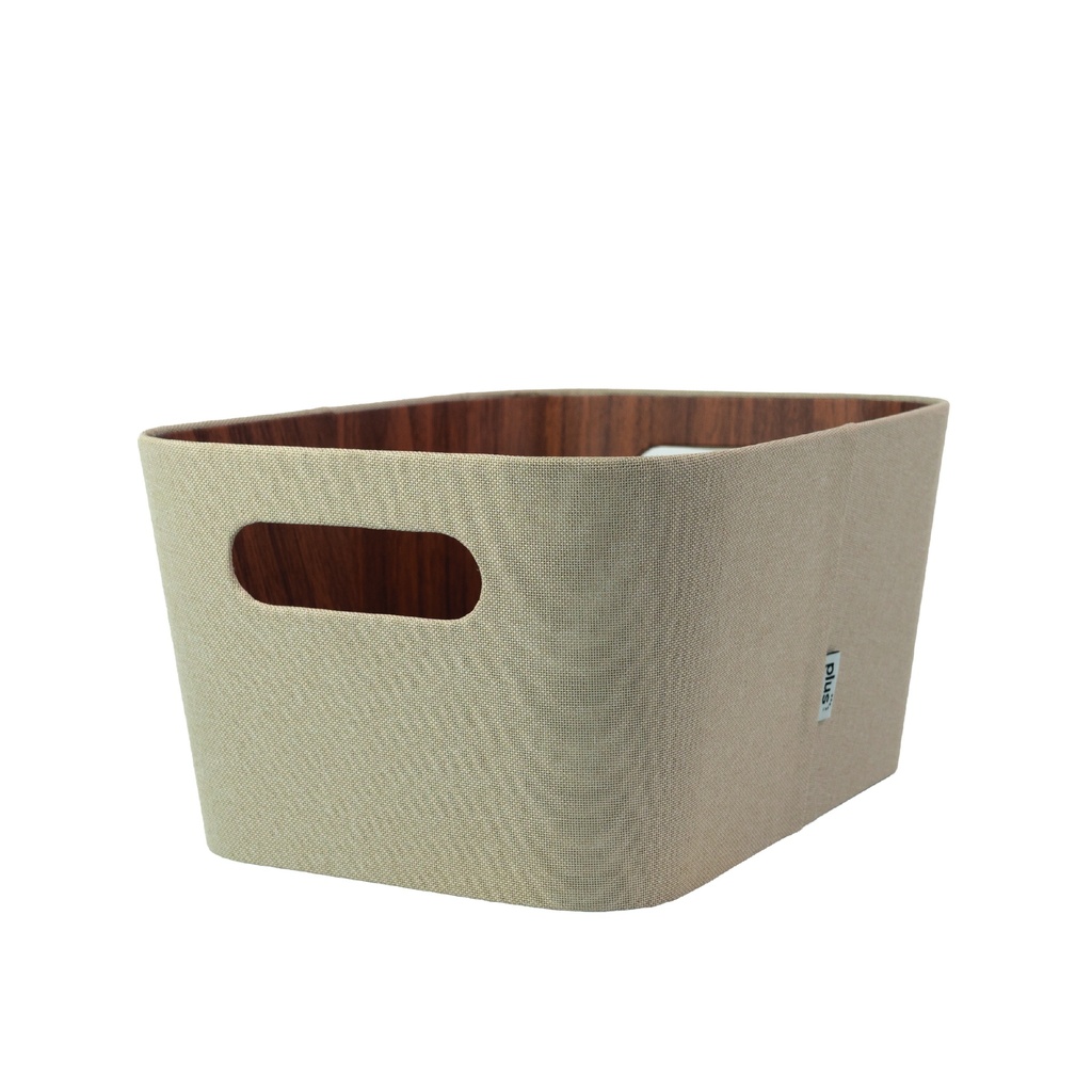 Organizador multiuso crema 23x31x15 cm