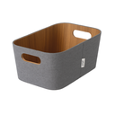 Organizador multiuso gris 30x41x20 cm