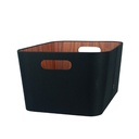 Organizador multiuso negro 30x41x20 cm