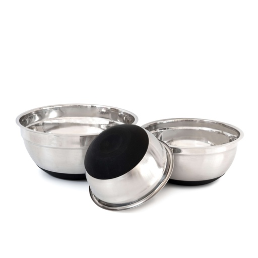 [8122] Bowl acero c/base de silicona 24 cm