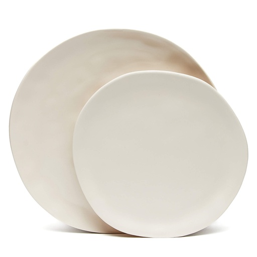 [9544] Plato blanco cerámica 20 cm