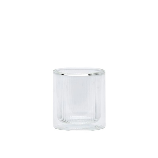 [1023] Vasito doble vidrio stripes 120ml