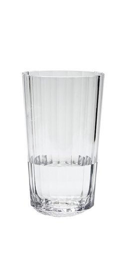 [6201] Vaso largo acrilico facetado 750 cc